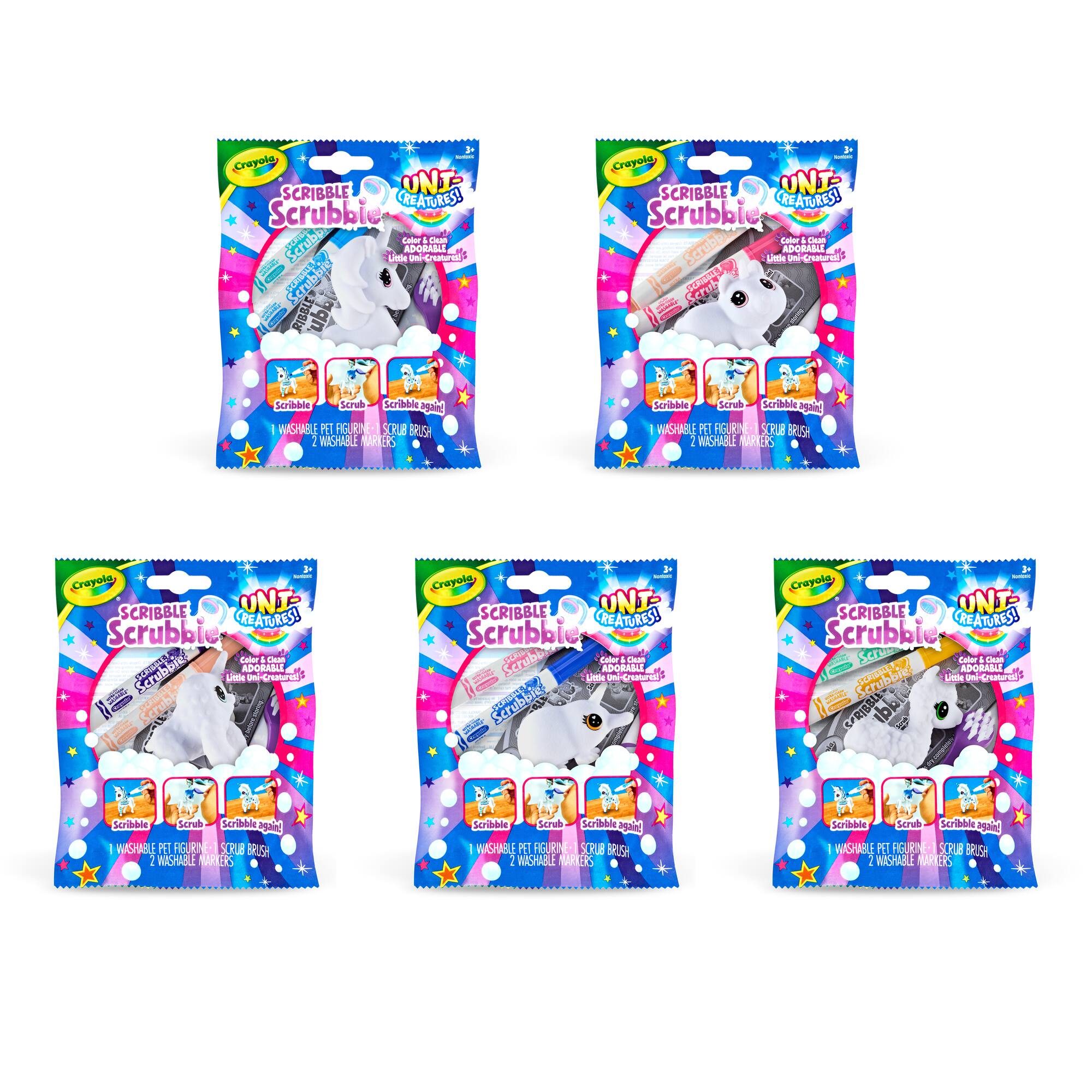 Assorted Crayola® Scribble Scrubbie® Uni-Creature, 1pc.